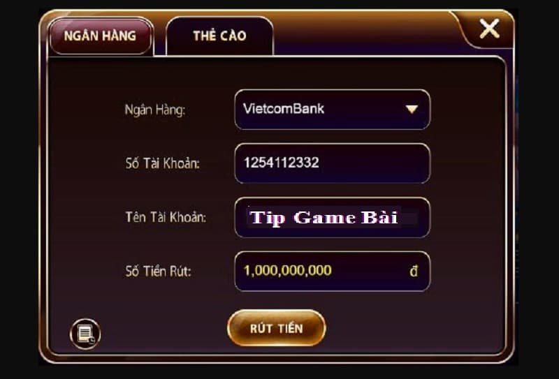 Thủ tục gửi/rút tiền tại King88 Club